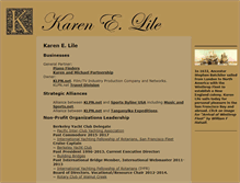Tablet Screenshot of karenlile.com